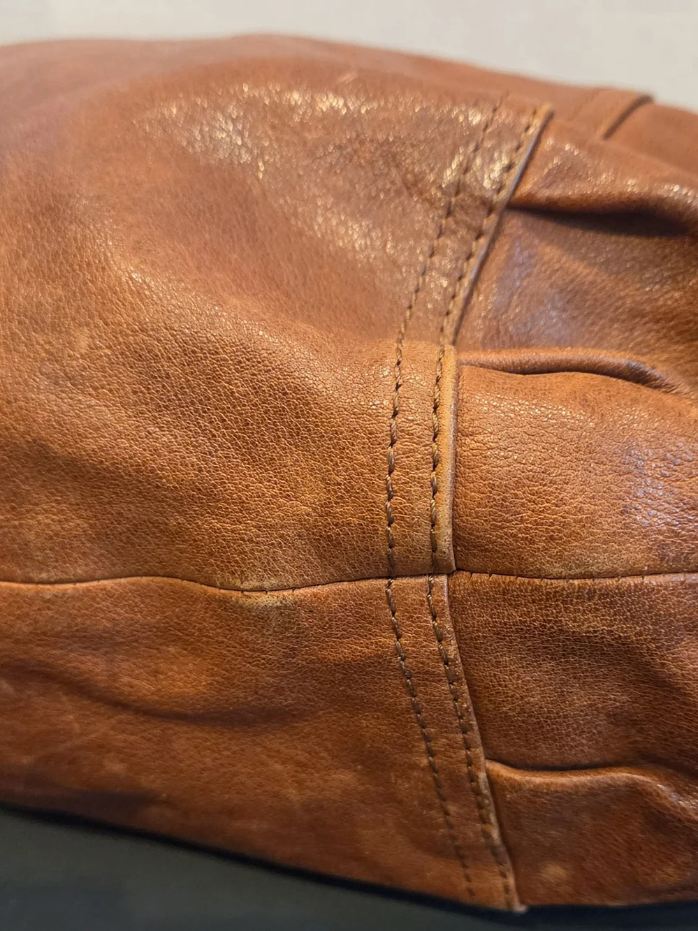 Valentino Brown Leather Hobo Bag
